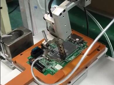 PCB控制板自动焊锡视频