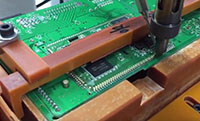 PCB板自动焊锡机视频